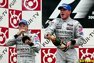 Coulthard finished the season on the podium