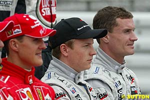 Coulthard has been eclipsed by Raikkonen this year