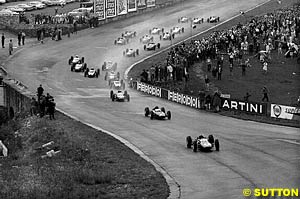 The start of the 1963 Belgian GP