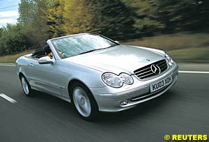 The Mercedes CLK coupe is the new class act on the block