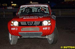 Colin McRae will drive one of these Nissan Utes in the Paris-Dakar