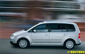 Before the VW Touran shown in this file photo, the Vauxhall Zafira was the only seven-seater compact MPV on the market.
