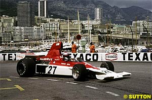 Andretti in Monaco in 1975