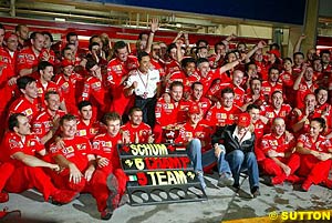 Ferrari celebrate another two titles