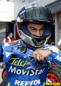 Daniel Pedrosa at the Motegi round of the MotoGP championship