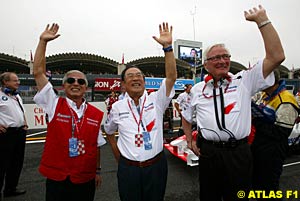 Toyota bosses at the end of the season