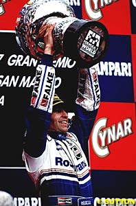 Frentzen's first win at Imola, 1997