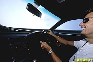 Jenson Button in the NSX-R