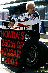 Jacques Villeneuve last week in Hungary