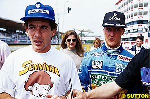 Senna and Schumacher announce the reformation of the GPDA