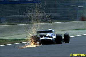 Senna's car bottoms out before his fatal crash