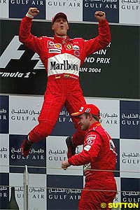 Schumacher on top again