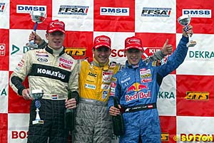 Robert Doornbos, Timo Glock, Christian Klien, Formula 3 Euroseries