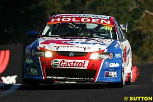 Winners Rick Kelly and Greg Murphy on their way to victory
