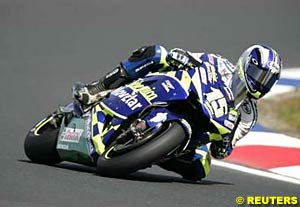 Sete Gibernau led a large amount of the race but was beaten in the end