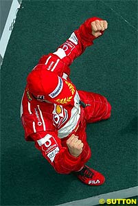 Schumacher won for seventh time this season