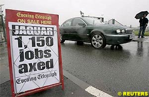 Hundreds Protest Jaguar Job Cuts