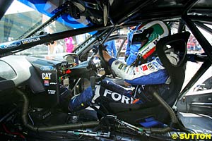 Craig Lowndes looked set to end his association with FPR on a high note until an engine failure late in race three