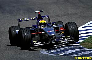 Luca Badoer, Minardi-Ford, 1999 Grand Prix of Germany