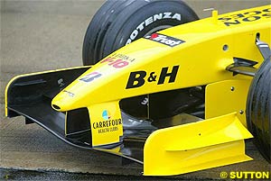 Front wing of the EJ14