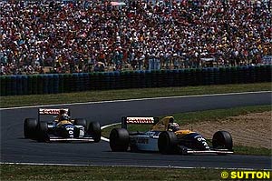 Prost leads Hill in 1993