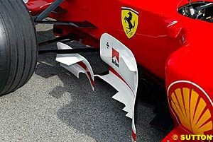 The F2004 bargeboard