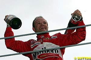 Rubens Barrichello won the 75th Italian Grand Prix
