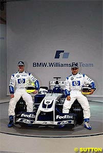 Juan Pablo Montoya and Ralf Schumacher