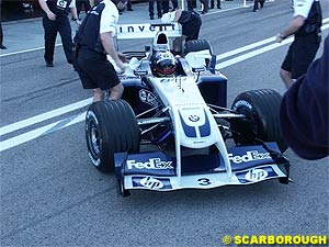 The Williams FW26 at Valencia