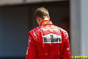 Schumacher retired for the first time