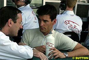 Purnell with Mark Webber
