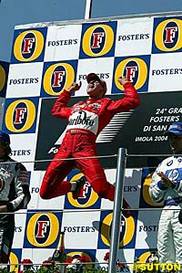 San Marino Grand Prix winner Michael Schumacher
