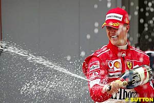 Michael Schumacher wins the Spanish Grand Prix