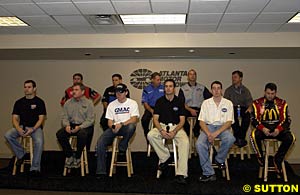 The Hendrick team, along with Tony Stewart, spoke at a press conference about their loss