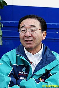 Osamu Goto, Chief Engine Engineer.