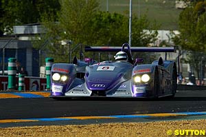 Allan McNish was fastest in testing for Le Mans
