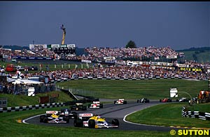 The 1986 British Grand Prix at Brands Hatch, where the inaugural A1 GP race will be held later this year
