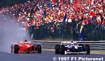 Schumi tracks Jacques