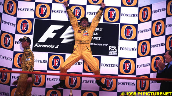 Damon Hill Wins At Spa