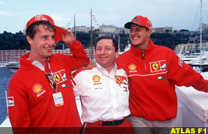 Irvine, Todt and Schumacher