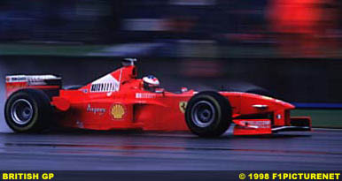 Schumacher out in the wet