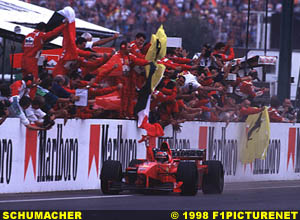 Schumacher takes Hungary