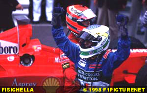 Giancarlo Fisichella doing well at Monaco