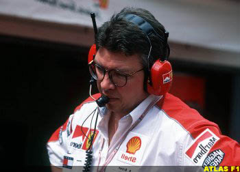 Ferrari's technical director, Ross Brawn
