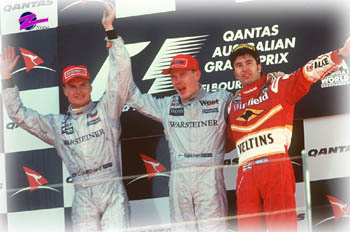 The podium of Australia '98