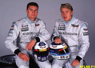 McLaren's Coulthard and Hakkinen
