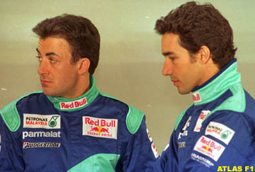 Jean Alesi and Pedro Diniz