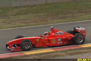 Michael Schumacher at Mugello, last week