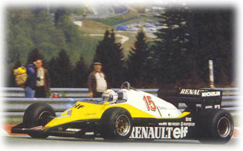 Prost at Belgium, 1983