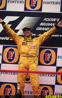 Damon Hill wins, Belgium 1998